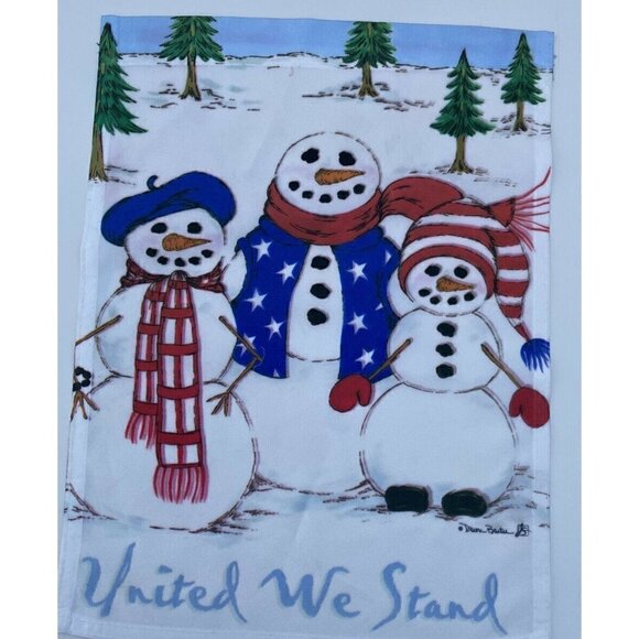 Toland Garden Art Flag 11” x 14.5” United We Stand - Picture 1 of 1